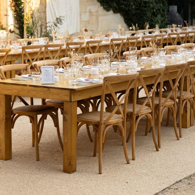 Location Table en Bois Champêtre Vaucluse